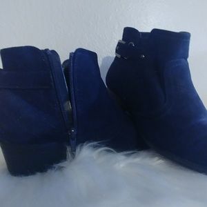 Navy Blue Booties